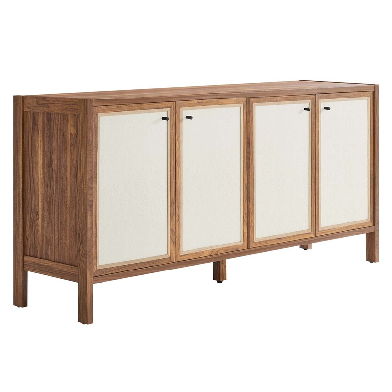 Capri 65" Wood Grain Sideboard Storage Cabinet By Modway - EEI-6616