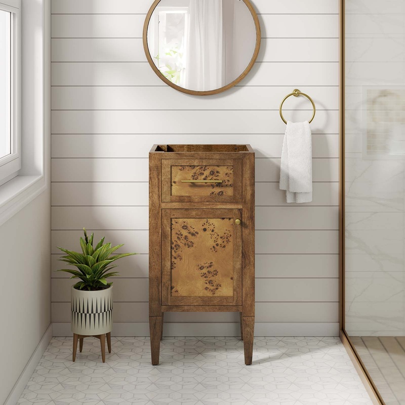 Elysian 18" Wood Bathroom Vanity Cabinet (Sink Basin Not Included) By Modway - EEI-6136