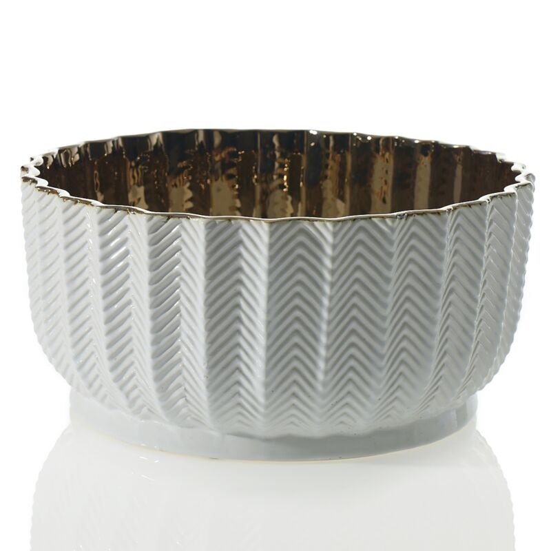 Melrose Bowl 11.75"x 5.5" By Accent Decor