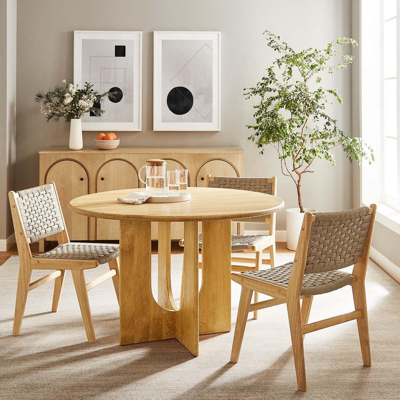 Rivian Round 48" Wood Dining Table By Modway - EEI-6592