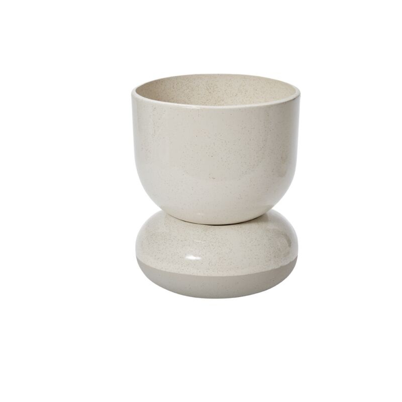 Tartu Pot with Saucer 8.75"x 10.75" By Accent Decor