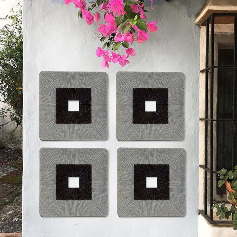 Screen Gems Enclave Square Wall Art - Ribbed Finish