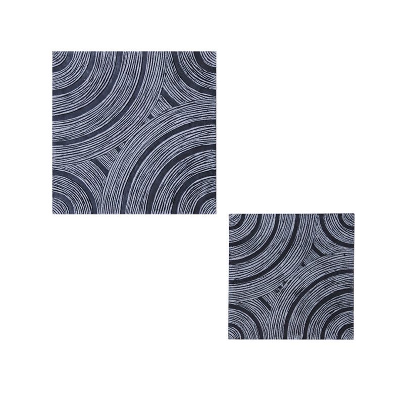 Screen Gems Lined Square Wall Decor