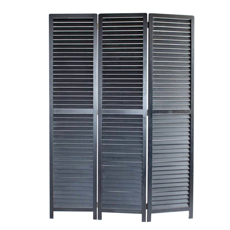 Screen Gems Louvertie Screen - Black