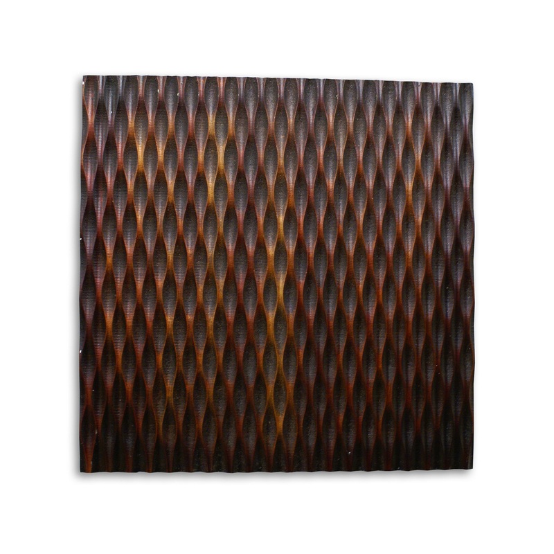 Screen Gems Metallic Ridge Brown Wall Art - SGWA-84