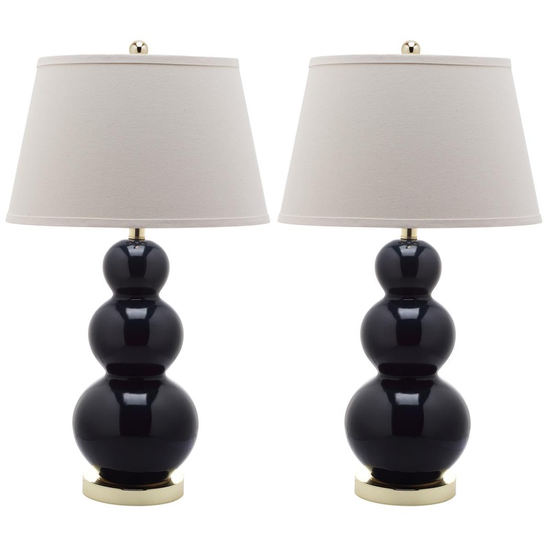 Safavieh Pamela Triple Gourd Ceramic Lamp