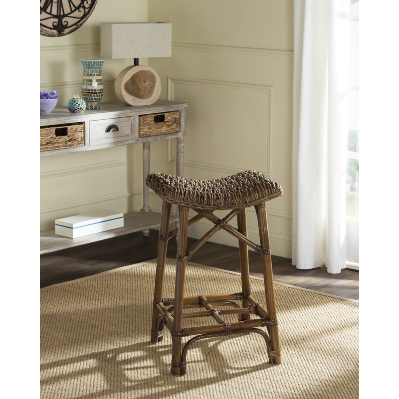 Safavieh Ramiro Wicker Barstool