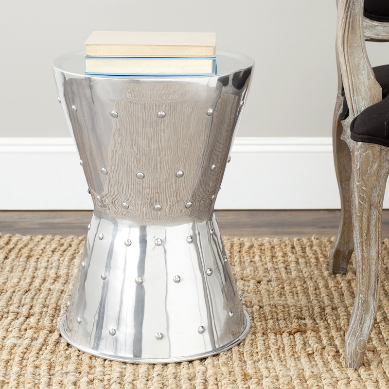 Safavieh Rivet Aluminum Stool