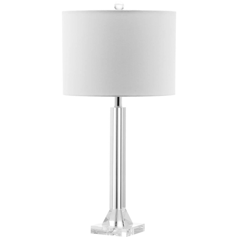 Safavieh Tyrone Crystal Column Lamp