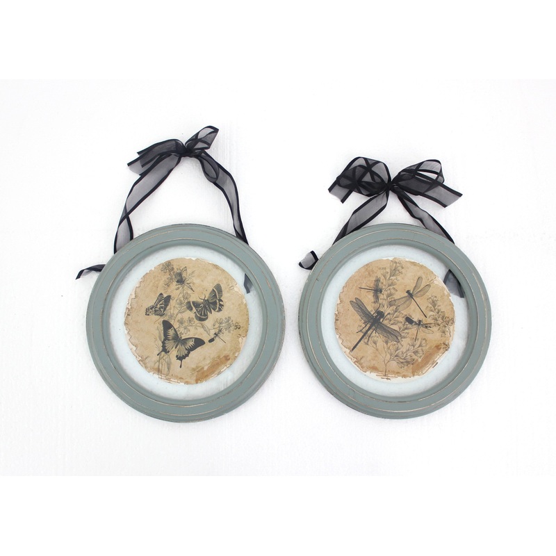 Screen Gems Plate Wall Decor - Set of 2 - WD-088