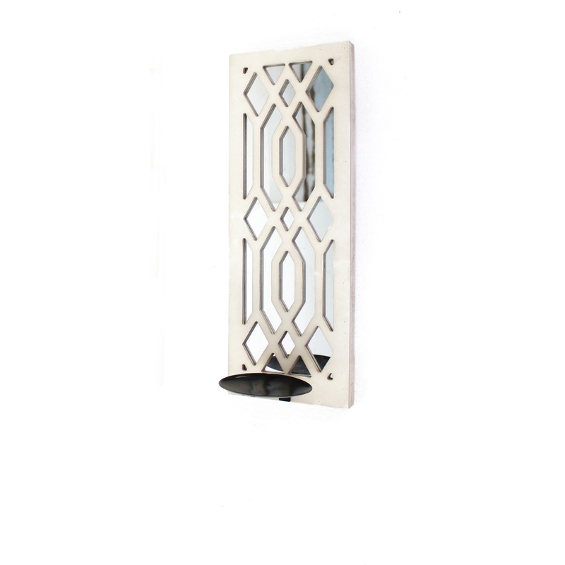 Screen Gems White Candle Holder - Set of 2 - WD-114