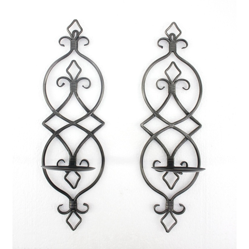 Screen Gems Metal Candle Holder - Set of 2 - WD-007