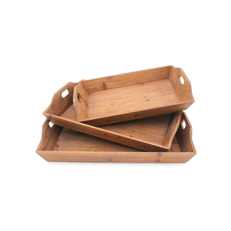 Screen Gems S/3 Wood Tray - TD-006