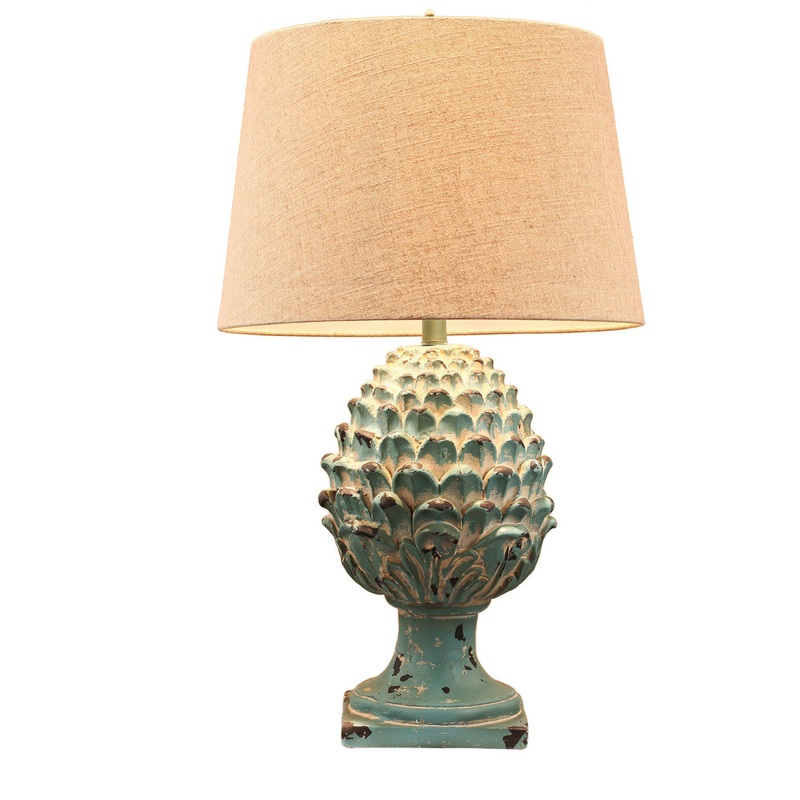 A&B Home Artichoke Finial Table Lamp