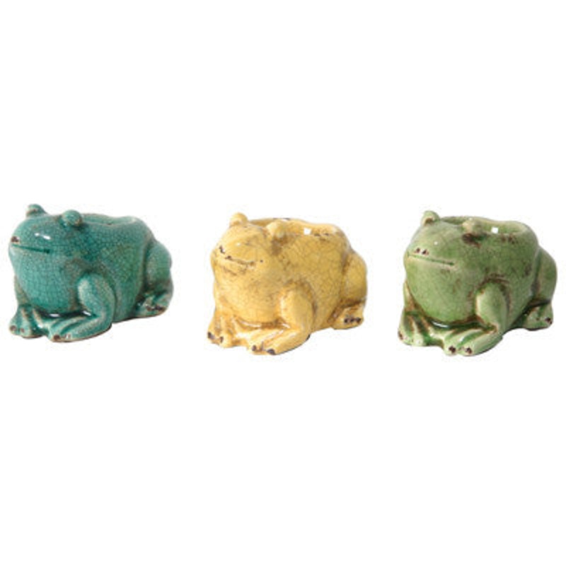 A&B Home Frog Tealight Holder - 3Pc/Box - Set Of 4