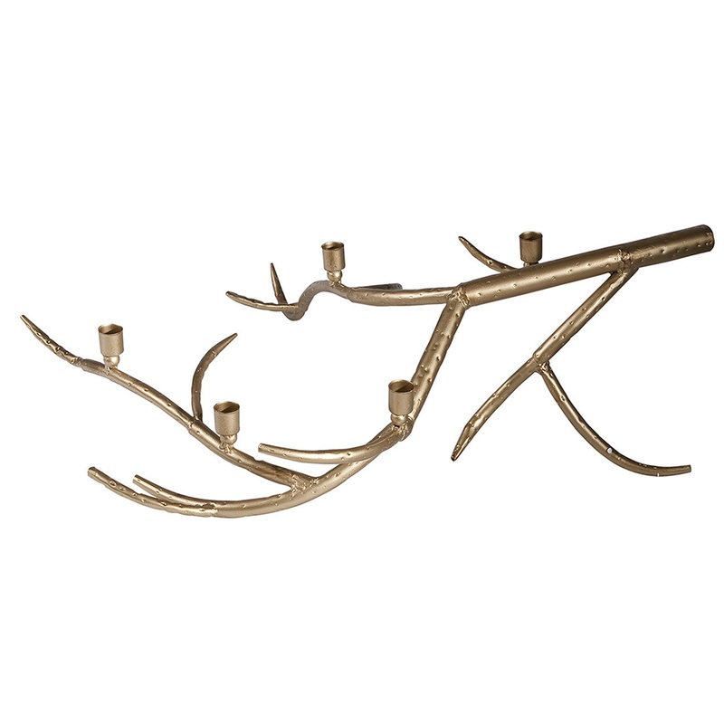 A&B Home Iron Candle Holder - 37068