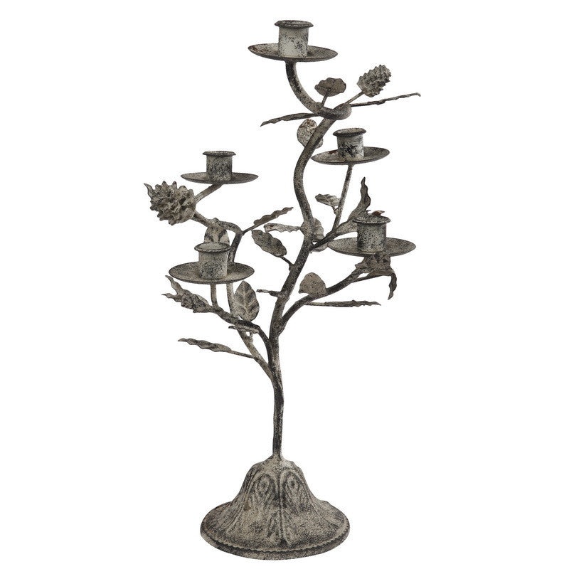 A&B Home Pinecone Taper Holder - Set Of 2