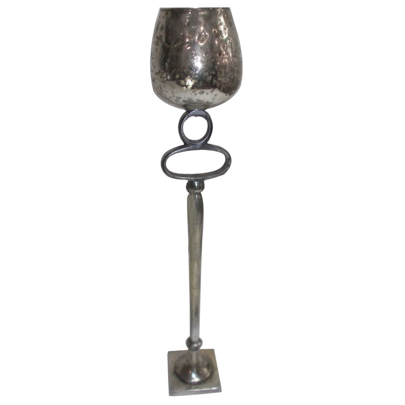 Aluminum Votive Holder - Set Of 2