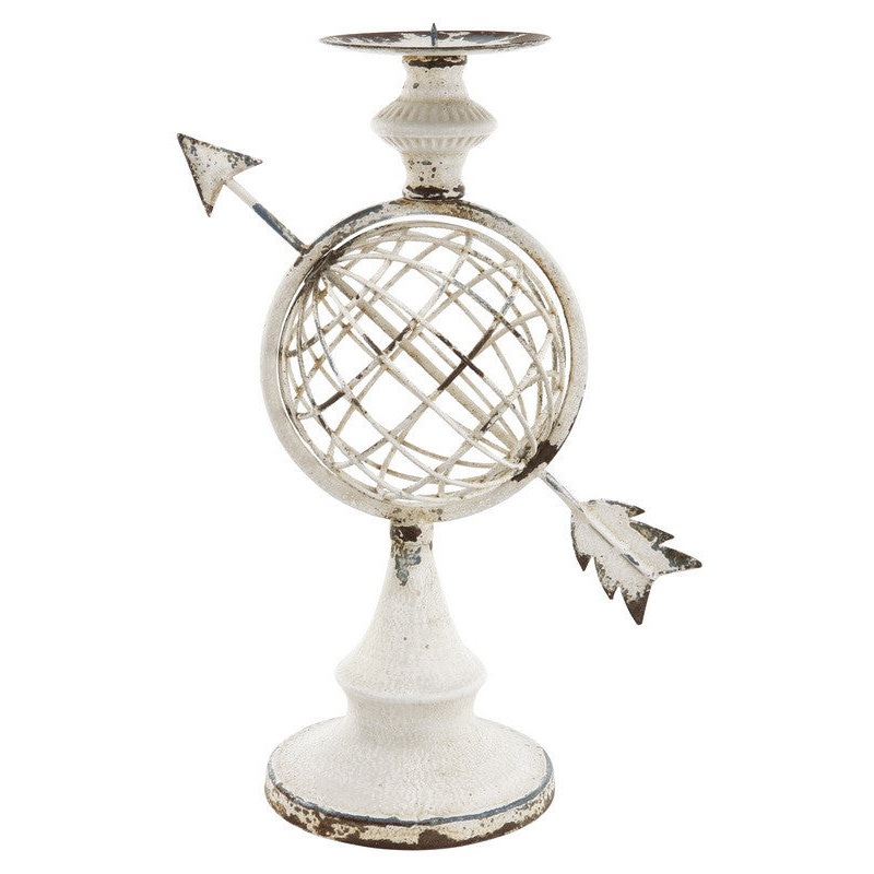 Armillary Sphere Candle Holder - Set Of 2