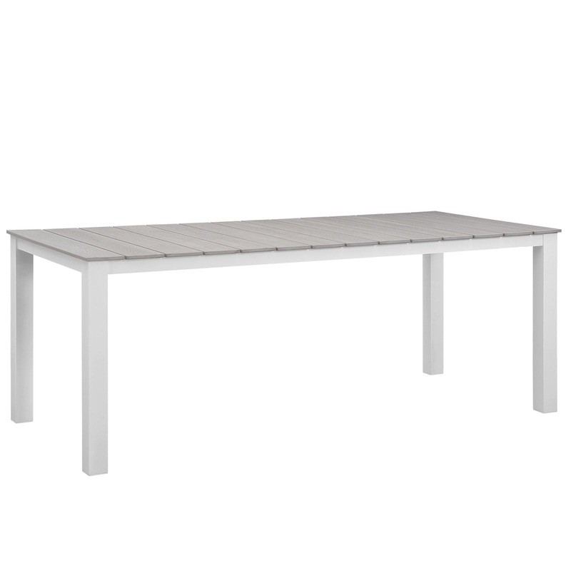Modway Maine 80" Outdoor Patio Dining Table - EEI-1509