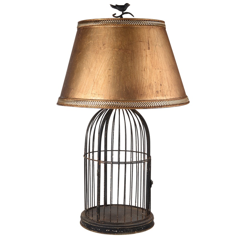 A&B Home Birdcage Table Lamp