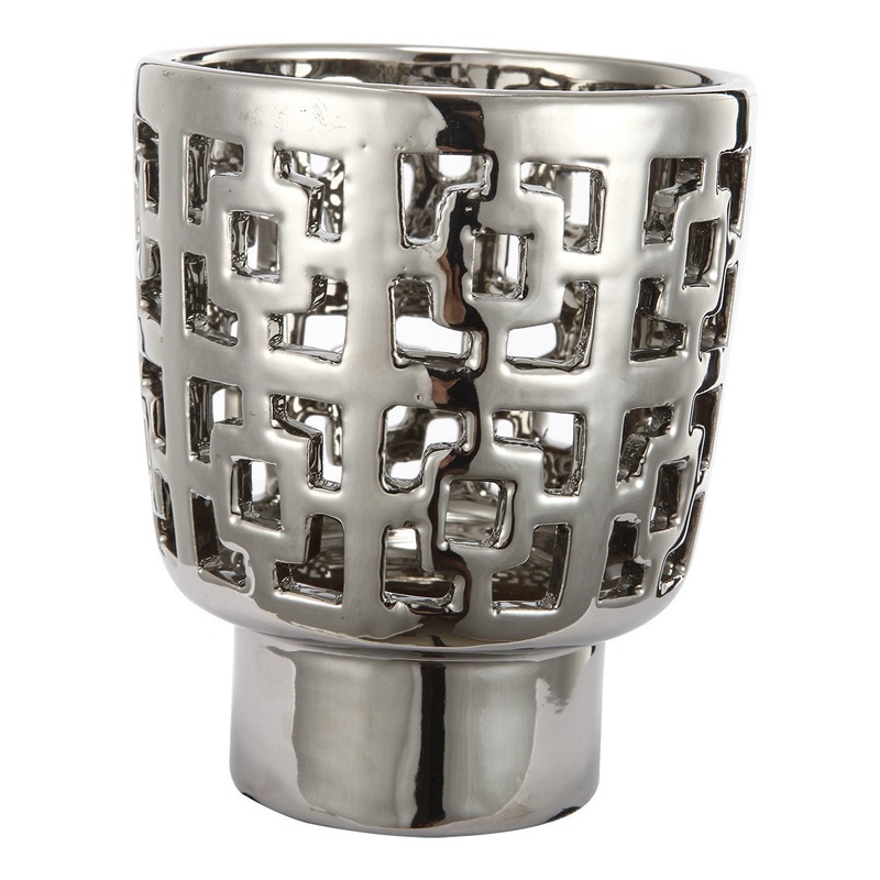 A&B Home Ceramic Lantern - Set Of 6