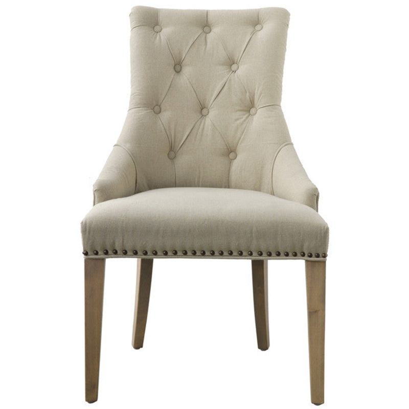 A&B Home Emery Tufted Back Accent Chair