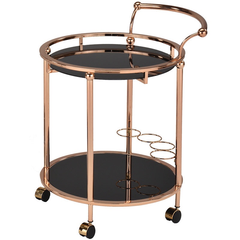 A&B Home Glass/Metal Service Trolley