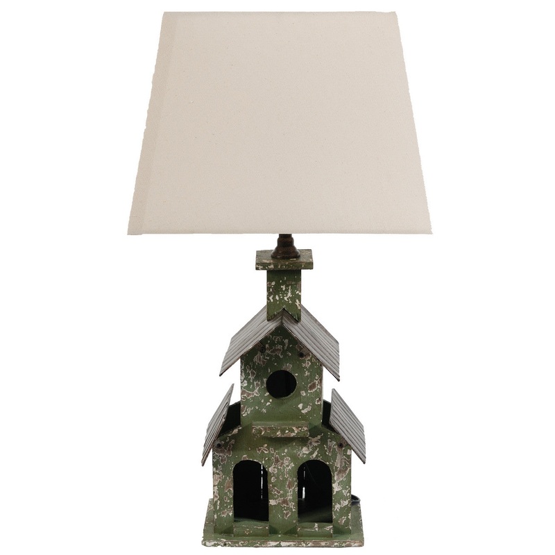 A&B Home Green House Table Lamp - Set Of 2