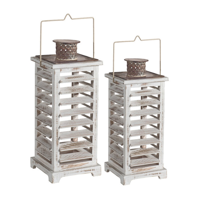 A&B Home Hesper Hanging Garden Lanterns - 2Pc/Box - Set Of 2