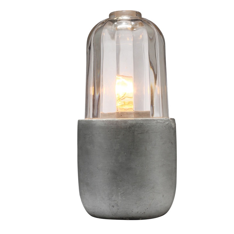 A&B Home Jasper Table Lamp With Gray Concrete Base - Set Of 2
