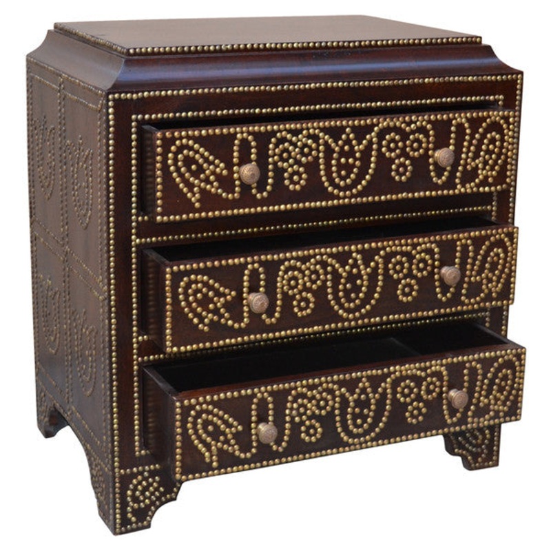 A&B Home Jesenia 3-Drawer Chest