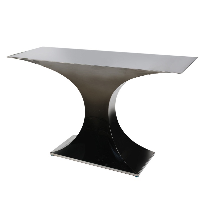 A&B Home Incurva Console Table