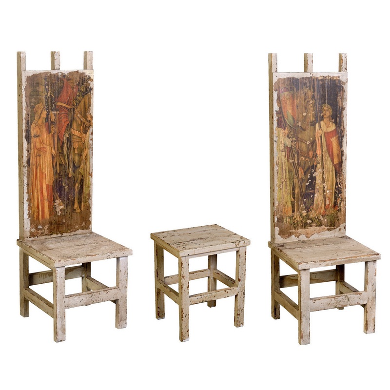 A&B Home Table & Chair - Set Of 3
