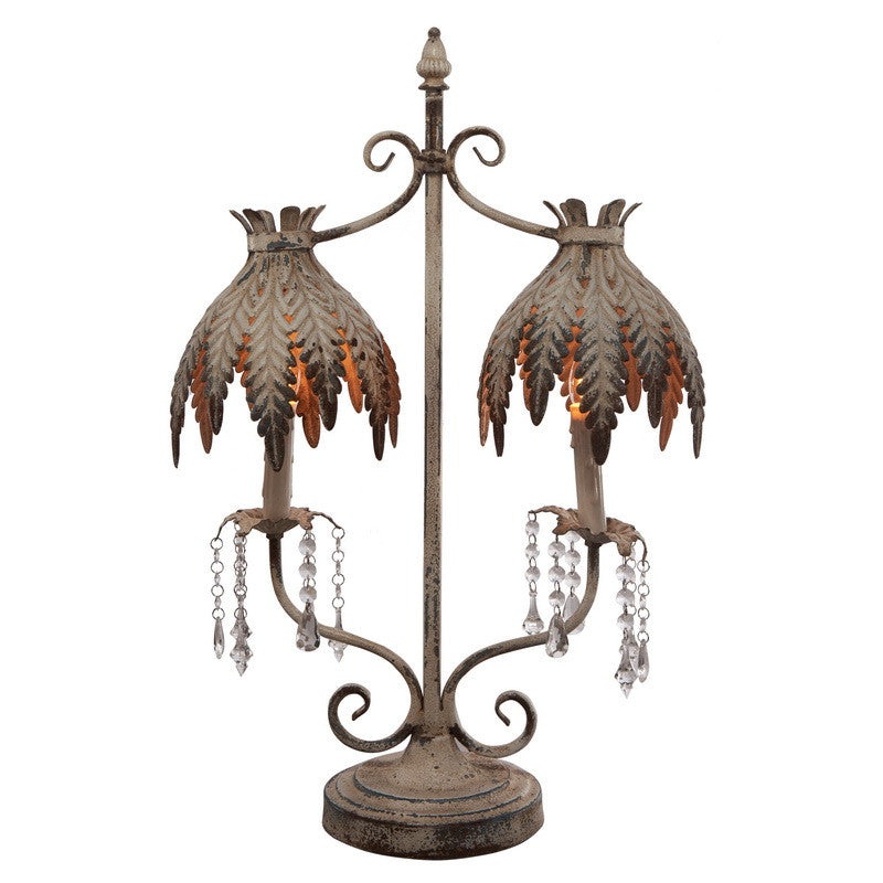 A&B Home Two-Arm Table Lamp