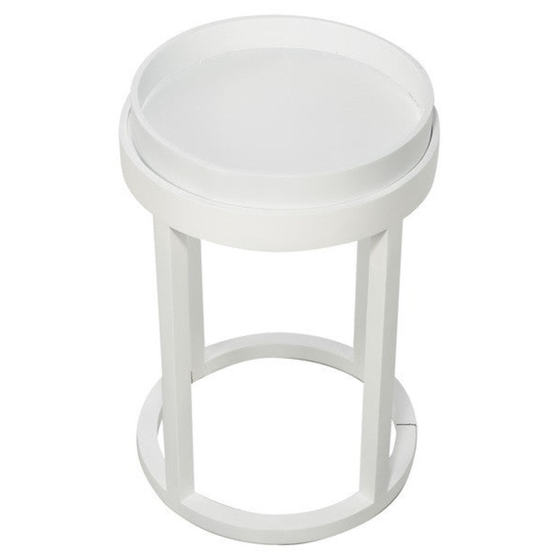 A&B Home White Wood Table