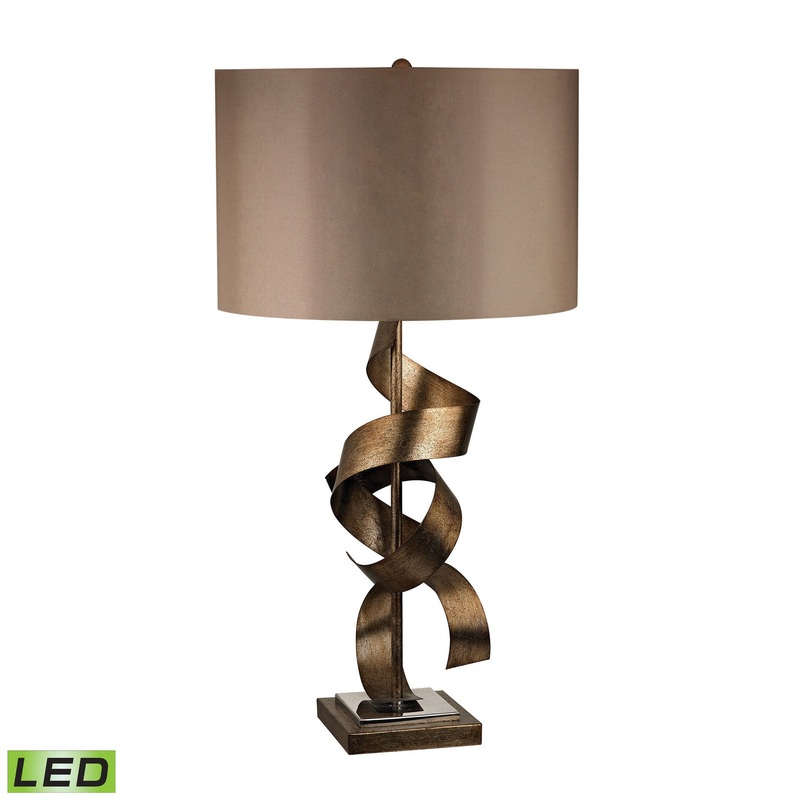 Dimond Lighting Allen Metal Sculpture Table Lamp in Roxford Gold