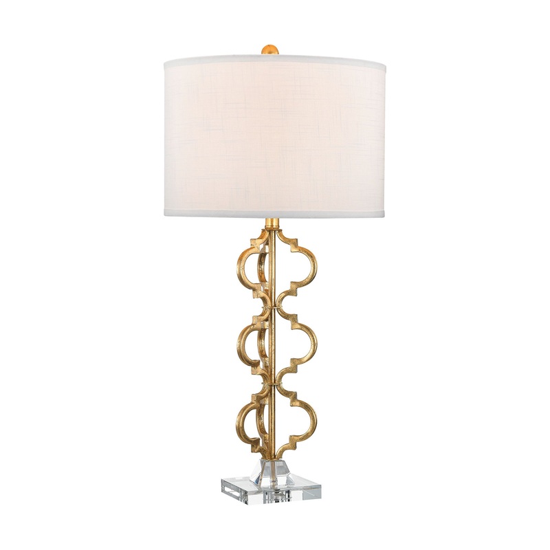 Dimond Lighting Castile 1 Light Table Lamp In Gold Leaf