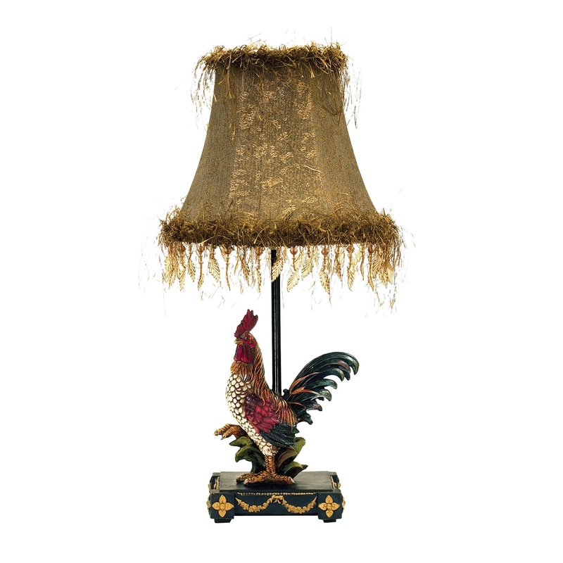 Dimond Lighting Petite Rooster Table Lamp in Ainsworth Finish