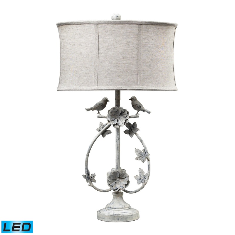 Dimond Lighting Saint Louis Heights Table Lamp in Antique White