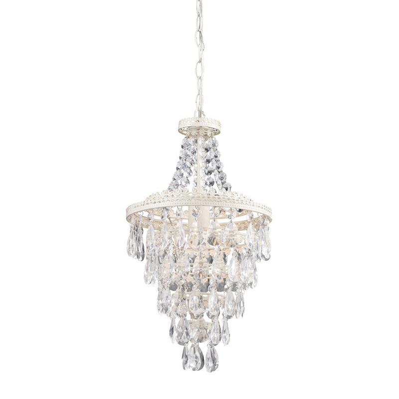 Sterling Industries Clear Crystal Pendant Lamp