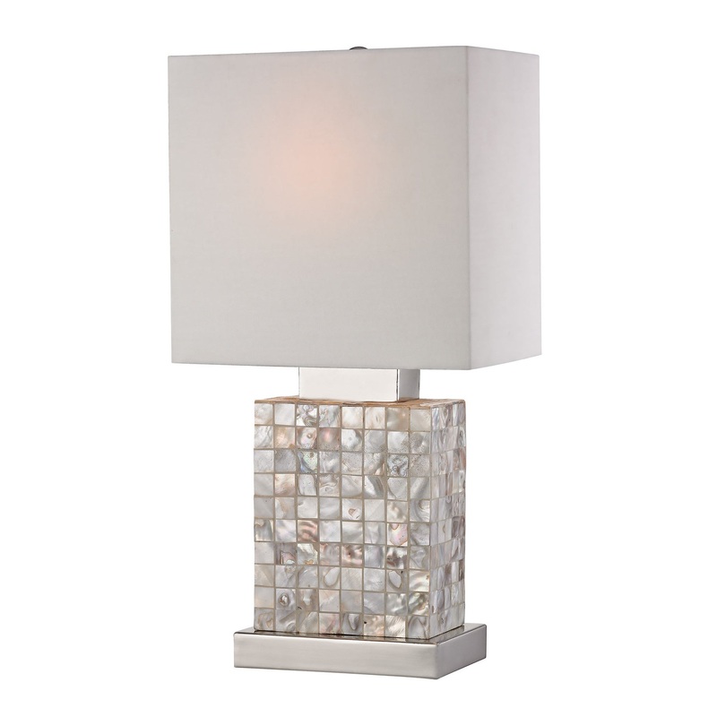 Sterling Industries Mini Mother Of Pearl Lamp