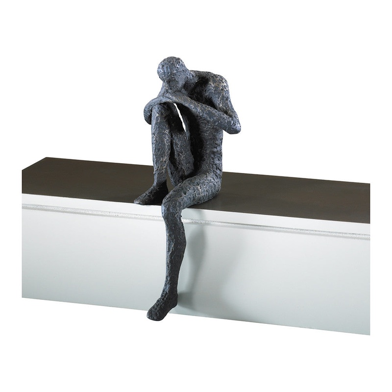 Cyan Design Thinking Man Shelf Decor