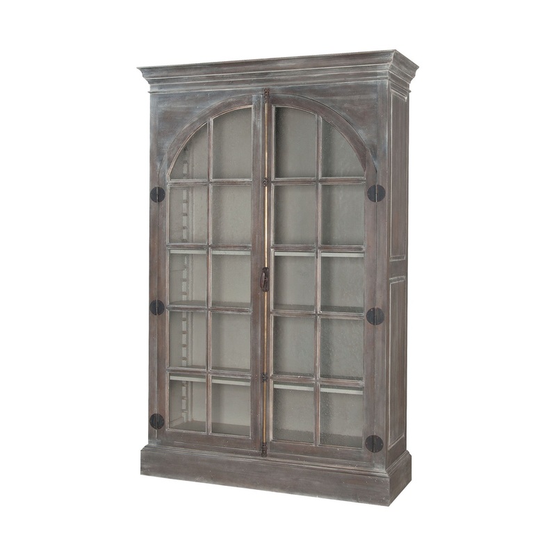 Guild Master Manor Arched Door Display Cabinet