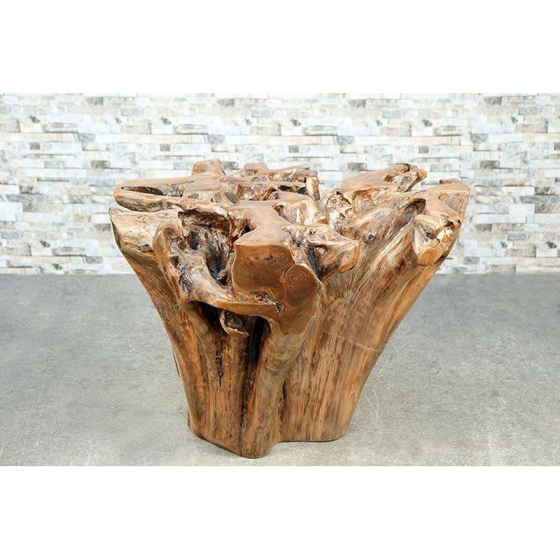 Garden Age Supply Habini Teak Root Dining Table - No glass top