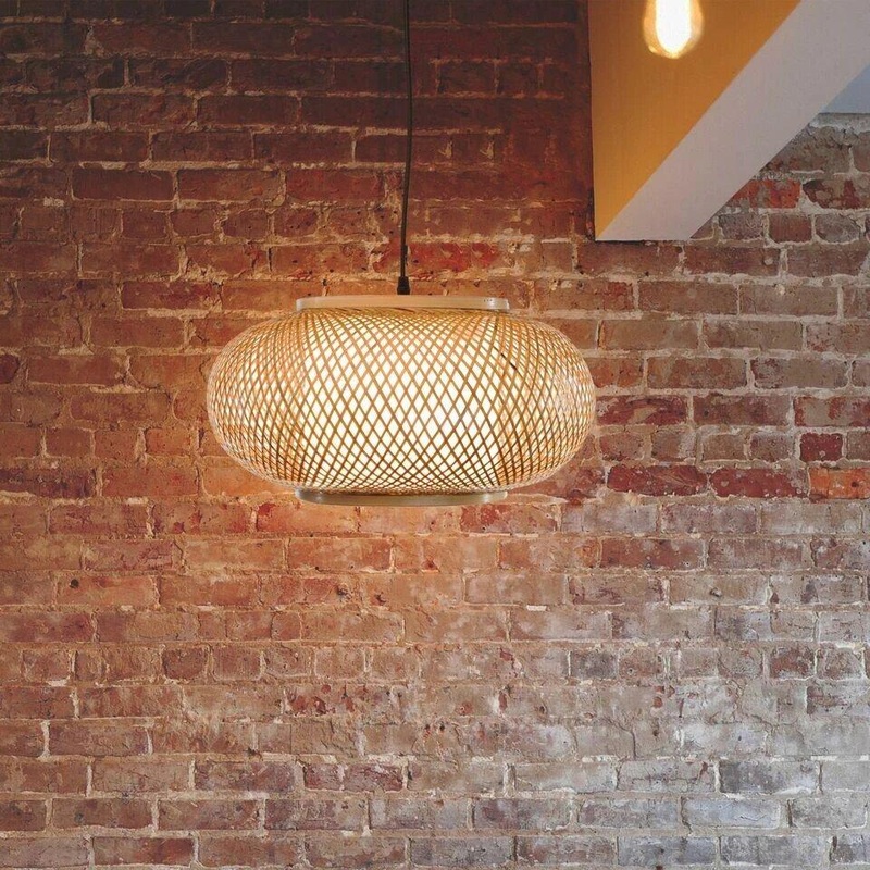 Roshni Woven Bamboo Pendant Lamp