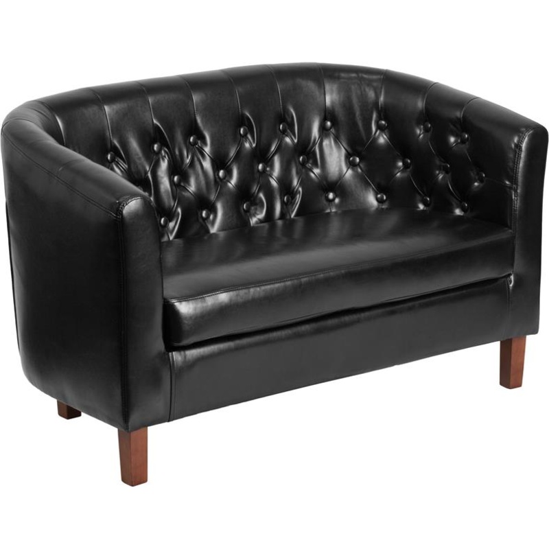 Flash Furniture Hercules Colindale Series Leather Tufted Loveseat