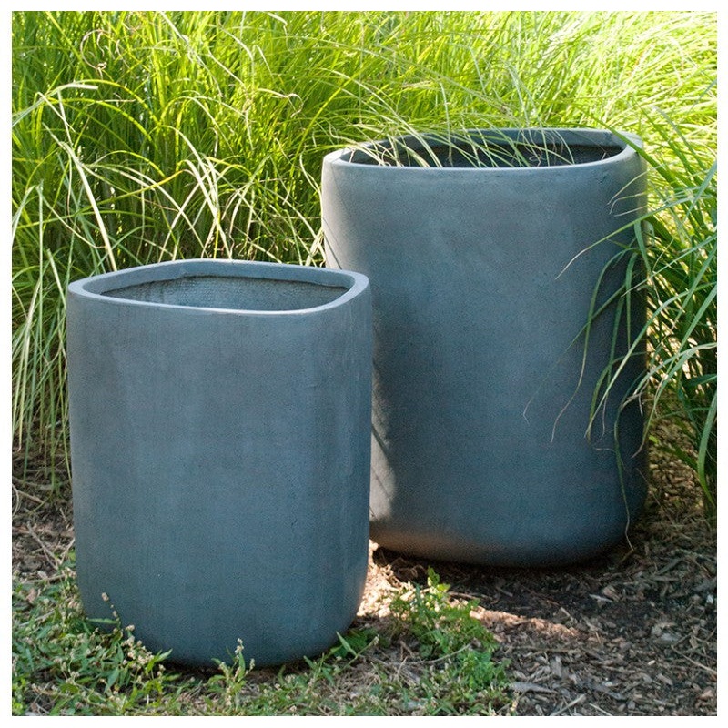 Gold Leaf Design Group Tombo Grey Planter - Set Of 2