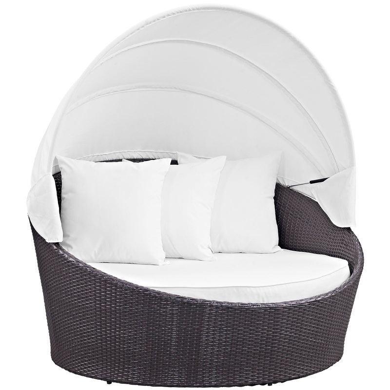 Modway Convene Canopy Outdoor Patio Daybed - EEI-2175 - EEI-2175