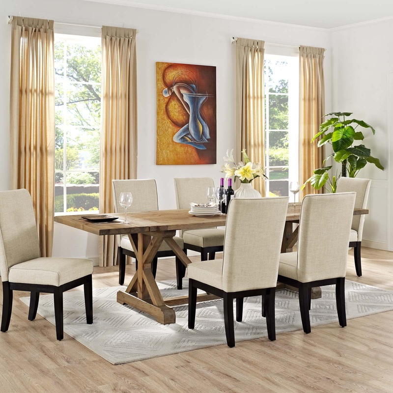 Modway Den Extendable Wood Dining Table - Brown - EEI-2651